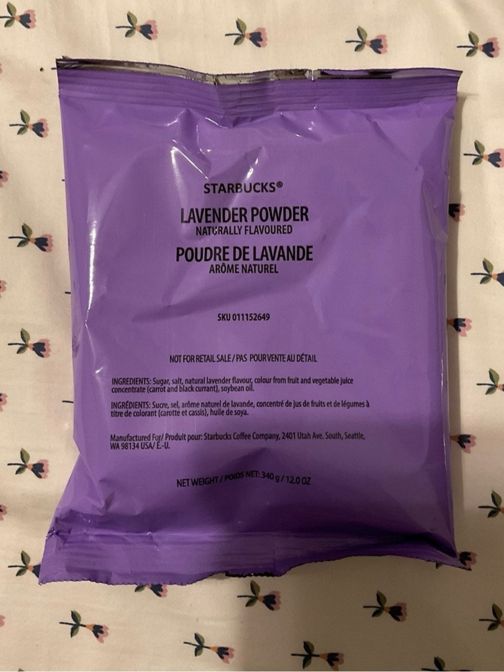 Starbucks lavender- feb 2027